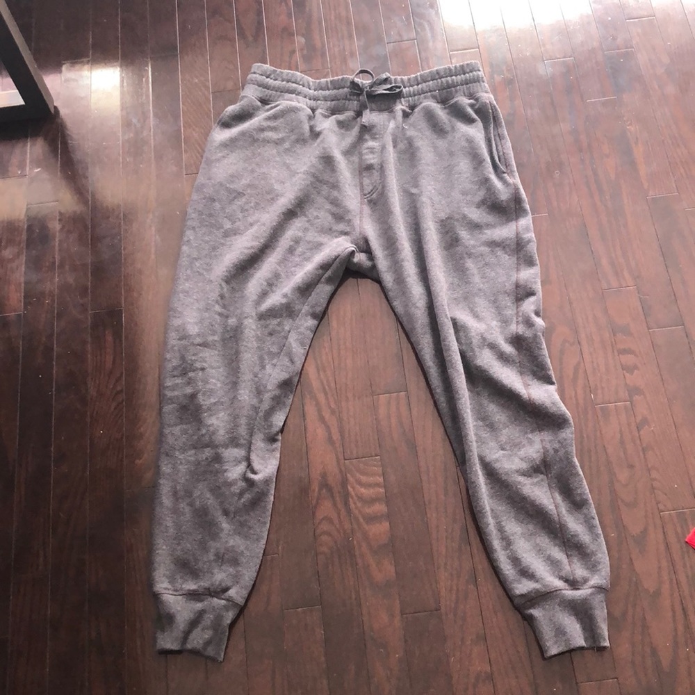 Grey tracks pants
